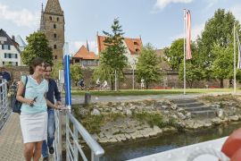 Donau-Schifffahrt auf dem 'Ulmer Spatz'